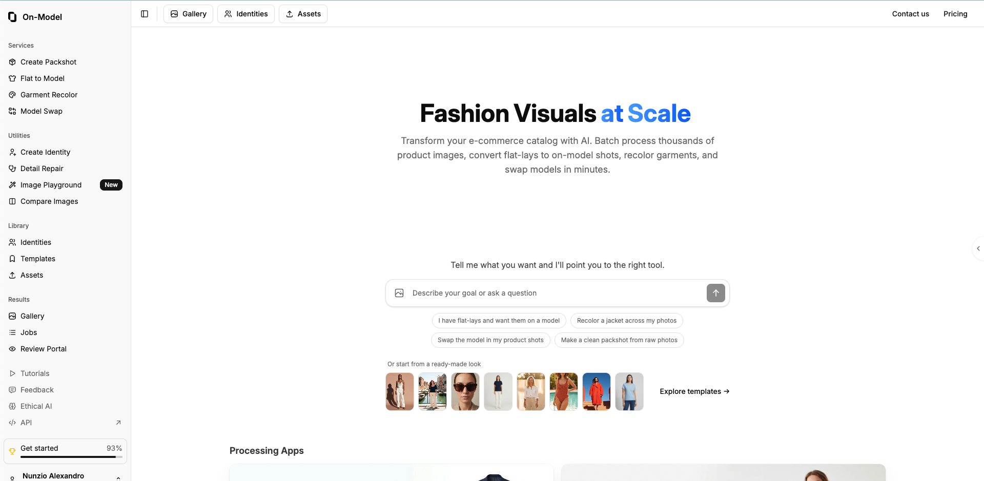 On-Model screenshot