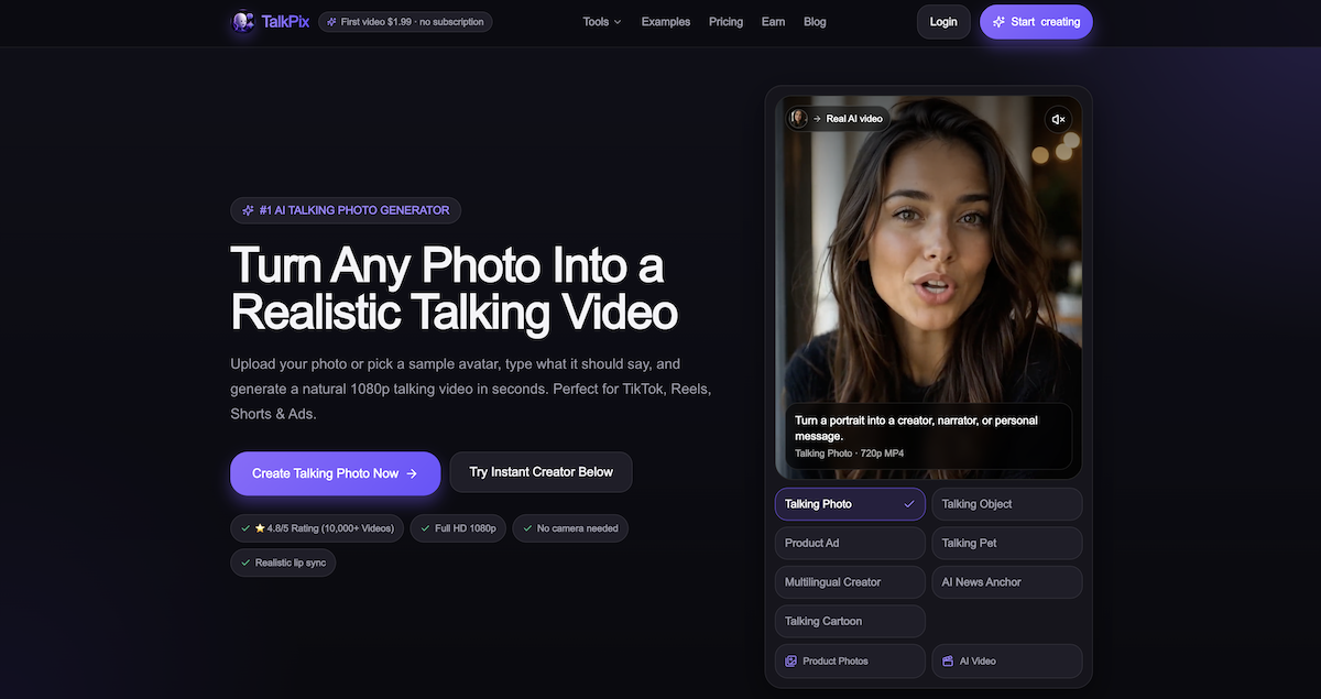 TalkPix AI screenshot